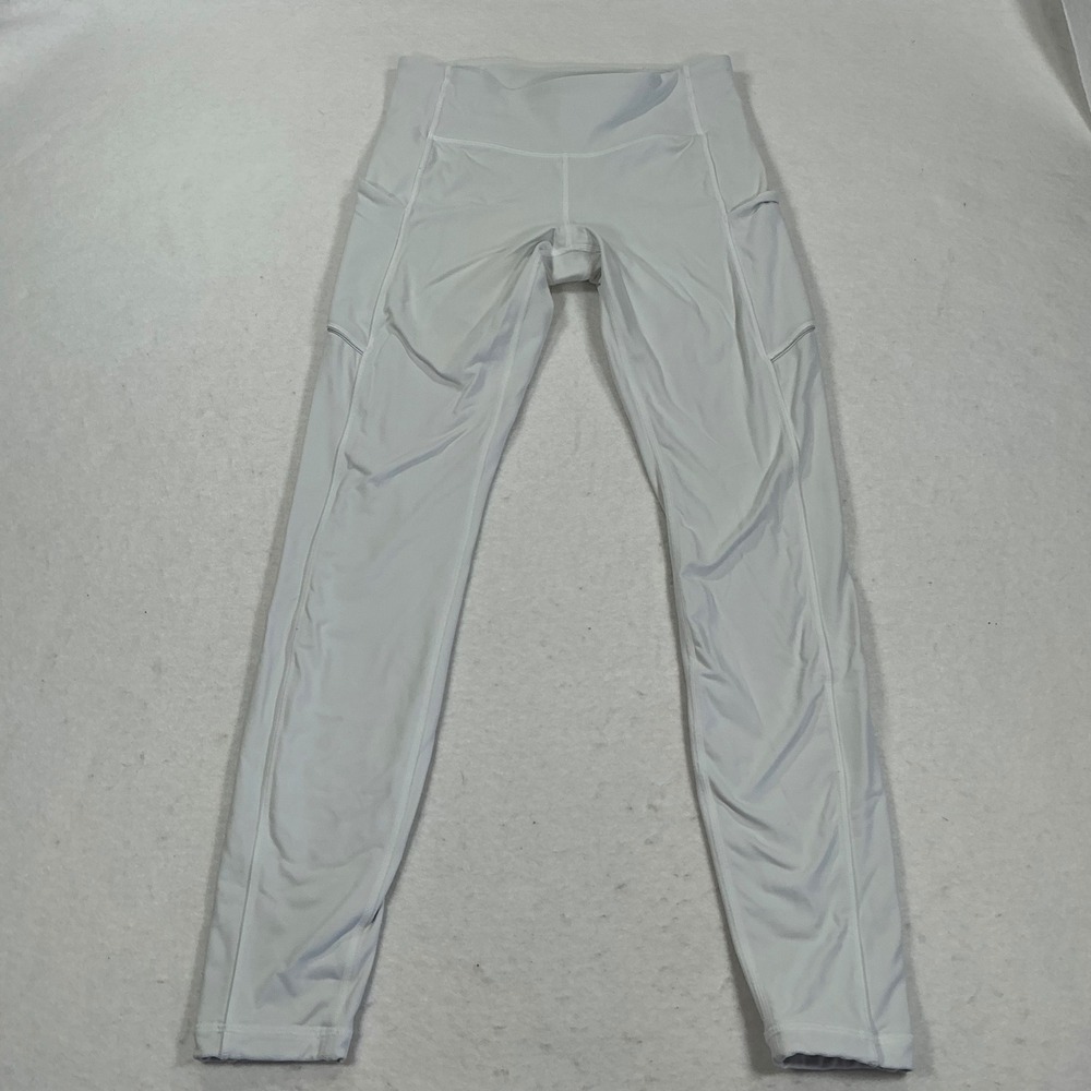 Lululemon Speed Up Tight 28 White Full-On Luxtreme Running Leggings Size 6